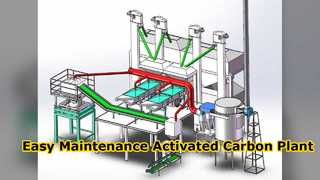 Impianto a carboni attivi di facile manutenzione 220V 380V