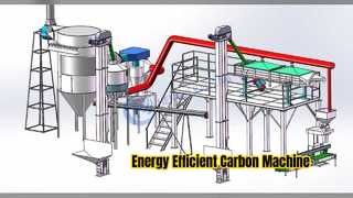 Macchina a carbone attivo efficiente dal punto di vista energetico