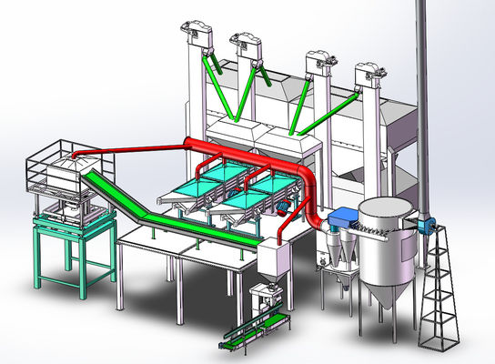 Facile manutenzione attrezzature per impianti a carbone attivo che offrono tensione 220V 380V adatte per la gestione delle acque reflue industriali e dell'aria